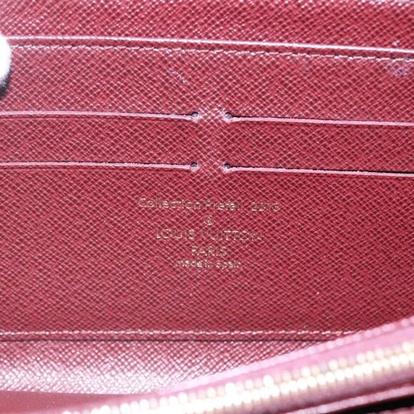 LOUIS VUITTON Damie Payette Zippy Wallet Long Wallet Red - Picture 12 of 16